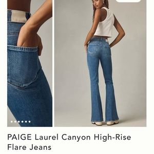 PAIGE Laurel Canyon High-Rise Flare Jeans